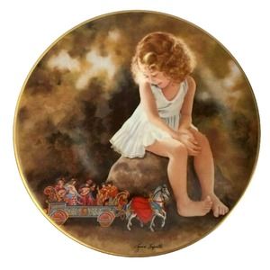 Lynn Lupetti Magic People Music For a Queen Collector Plate 10.5" USA Vtg 1982